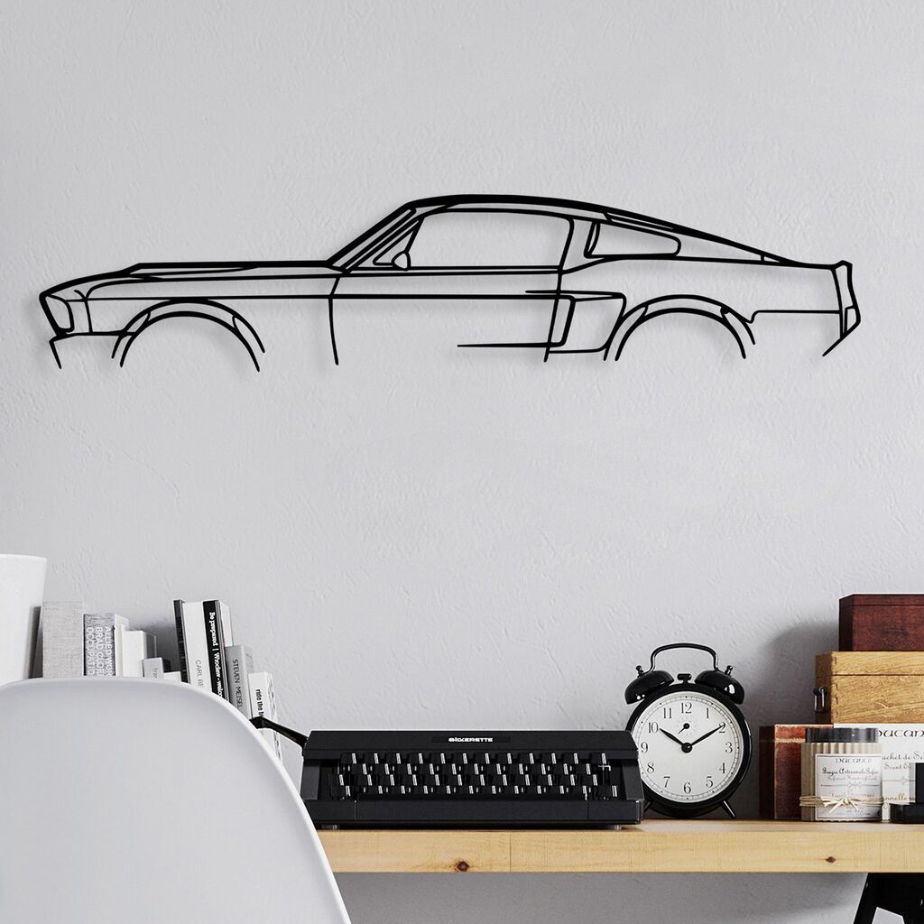 Силуета Ford Mustang Shelby — ѕидна декорација од Dekoriko